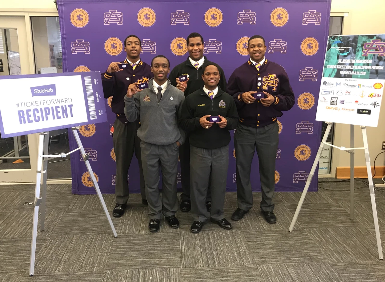 #TicketForward recipients recognized at St. Augustine High School